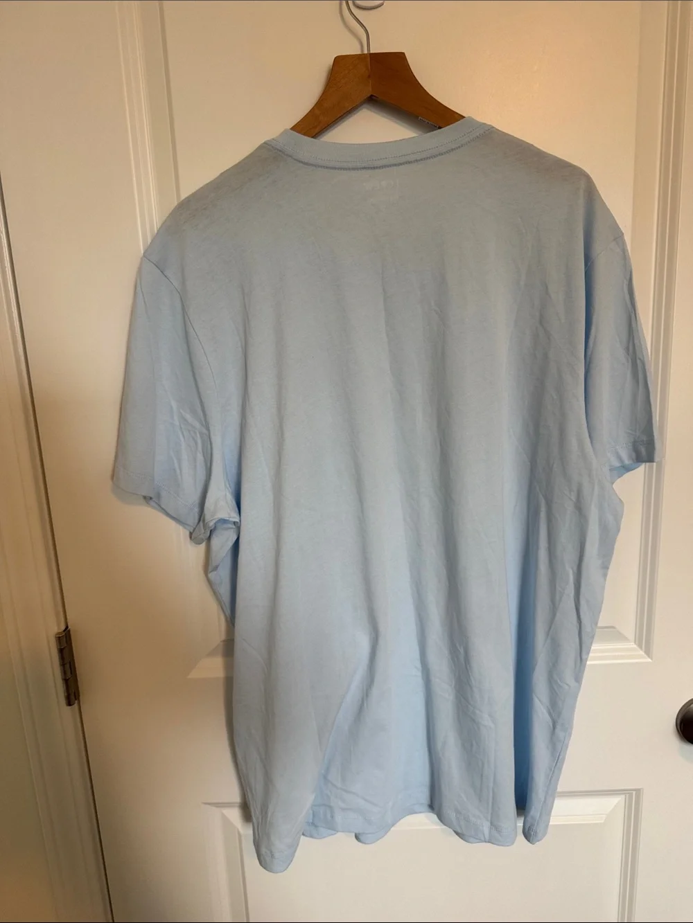 J. Crew Light Blue New England Map Graphic Tee